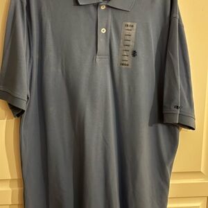Izod‎ Blue Polo Shirt. Cotton. Size large.